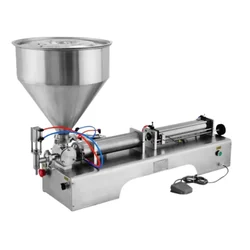 High Speed Single Head 10-100ml Paste Filling Machine for Cream Filling  with SS Body